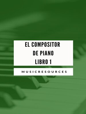 cover image of El Compositor de Piano Libro 1